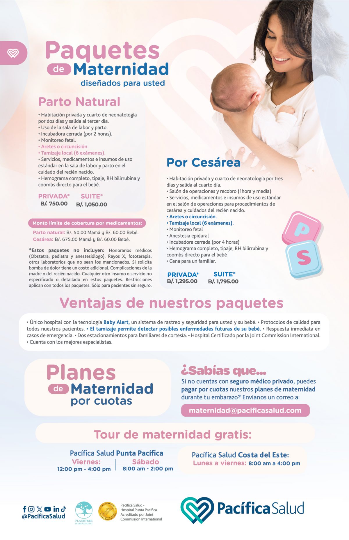 Regístrate en Nuestra Charla Maternal - Pacífica Salud